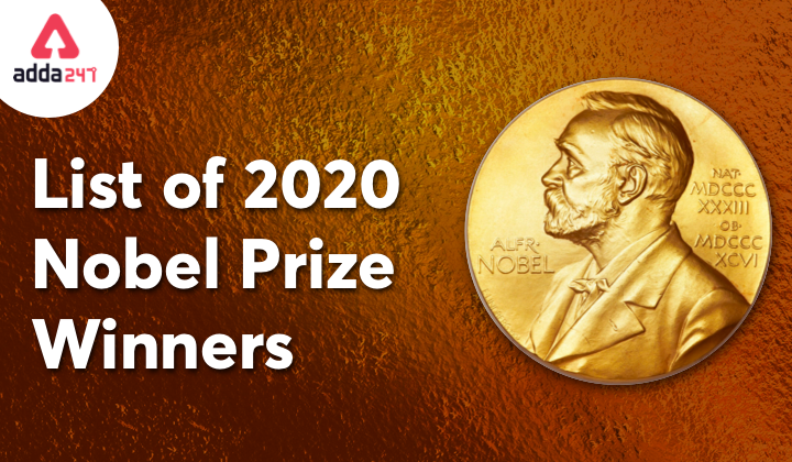 List Of 2020 Nobel Prize Winners