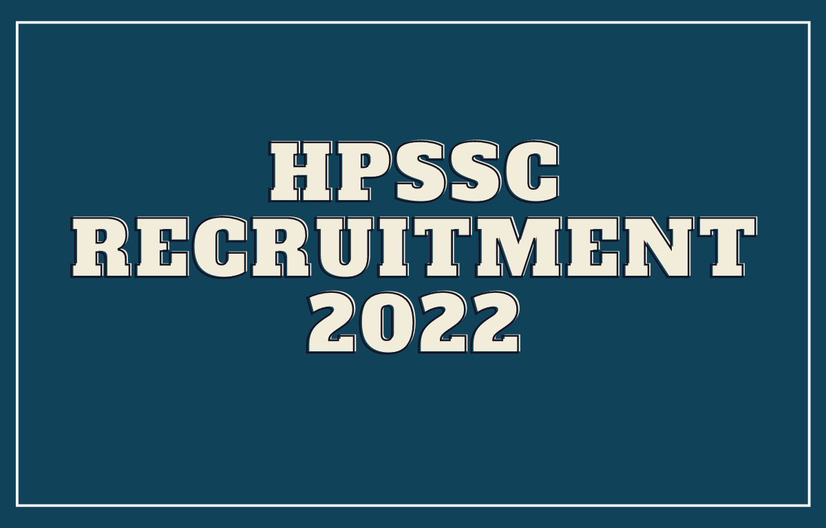 HPSSC Pharmacist Recruitment 2022, Apply Online for 1508 Various Posts