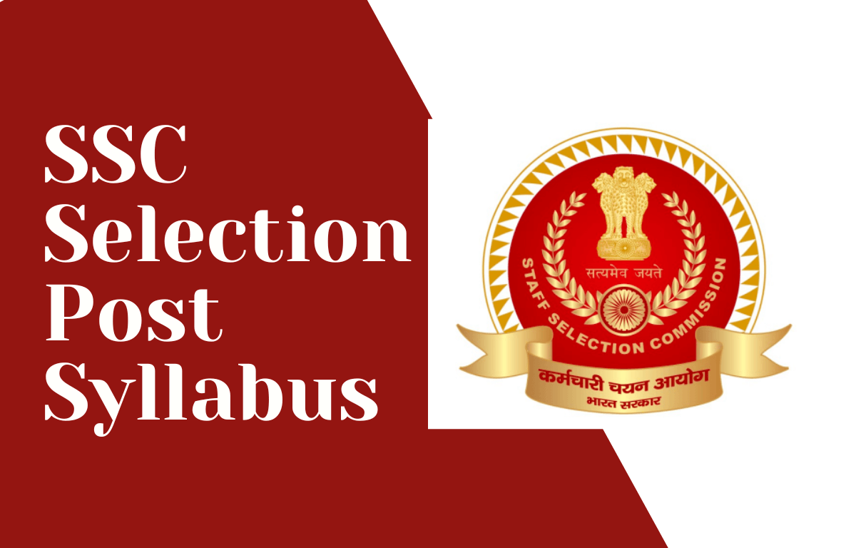 Ssc Selection Post Phase 12 Syllabus 2024 And Exam Pattern 1656