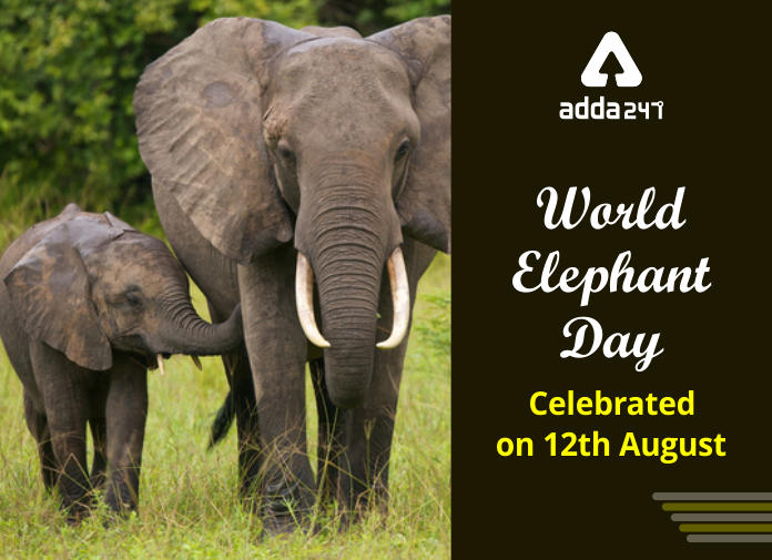 12 August World Elephant Day 12 ऑगस्ट जागतिक हत्ती दिन