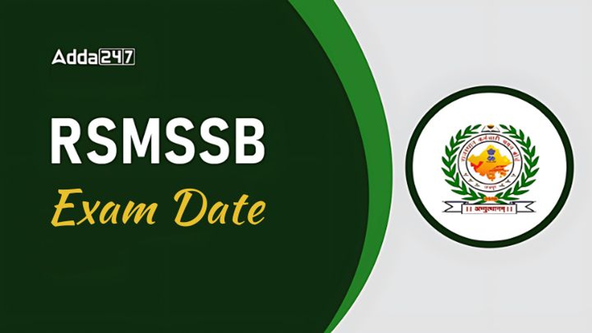 RSMSSB JE Exam Calendar 2025, Exam Date and Schedule