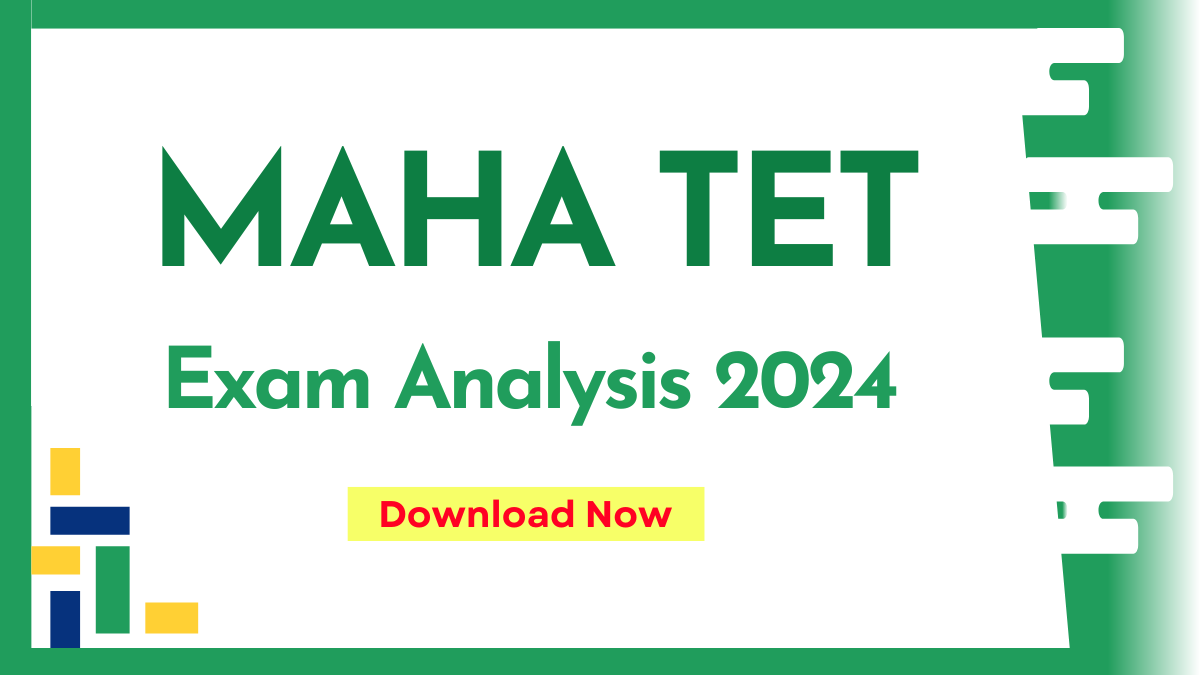 MAHA TET Exam Analysis 2024 for Paper I and Paper II on 10 Nov