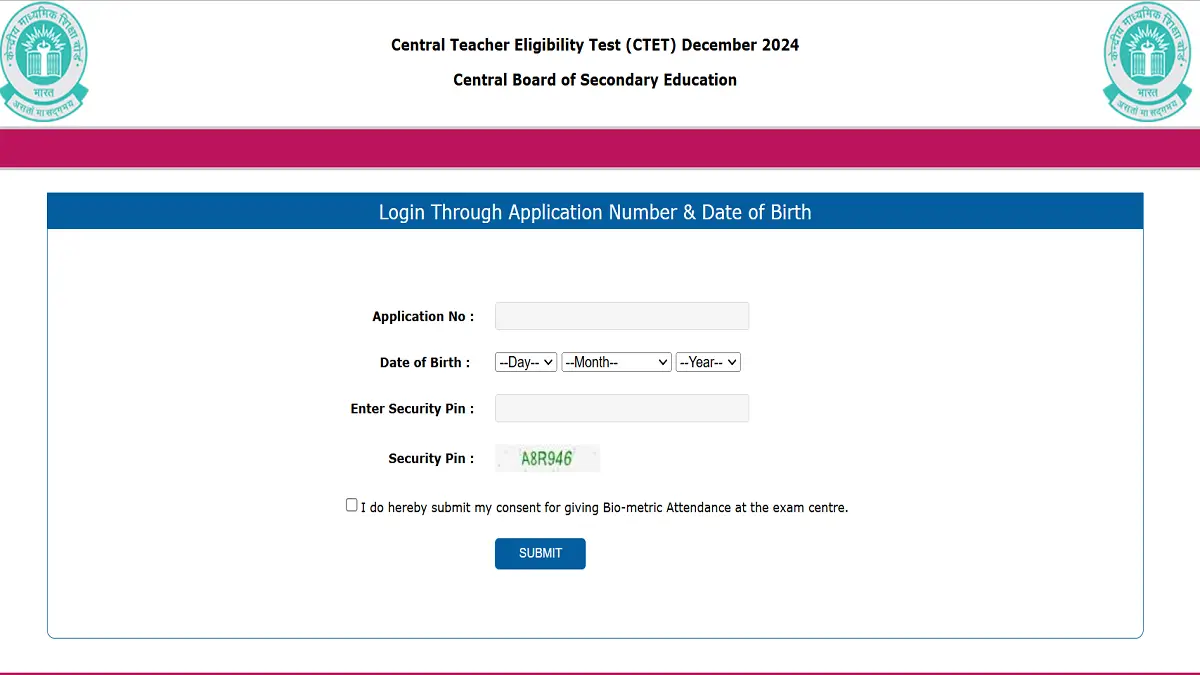 CTET Admit Card 2024 Out at ctet.nic.in For Paper 1 and 2, Download Now