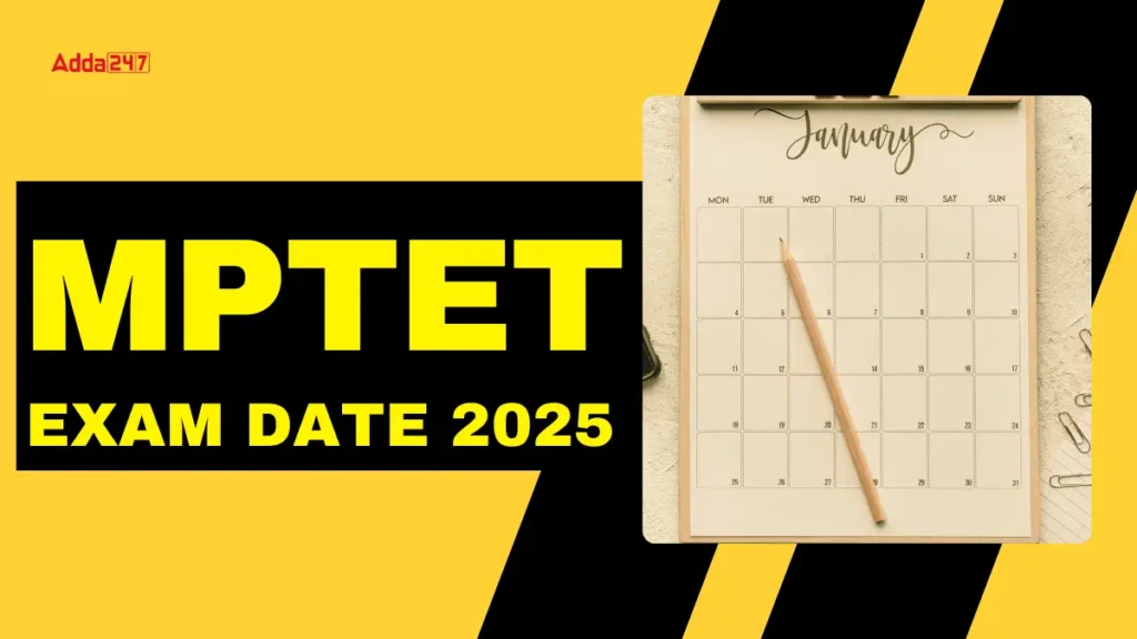 MPTET Exam Date 2025