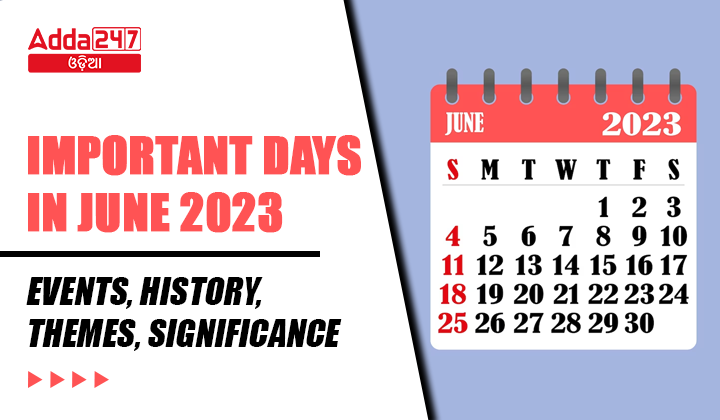 Important Days in June 2023