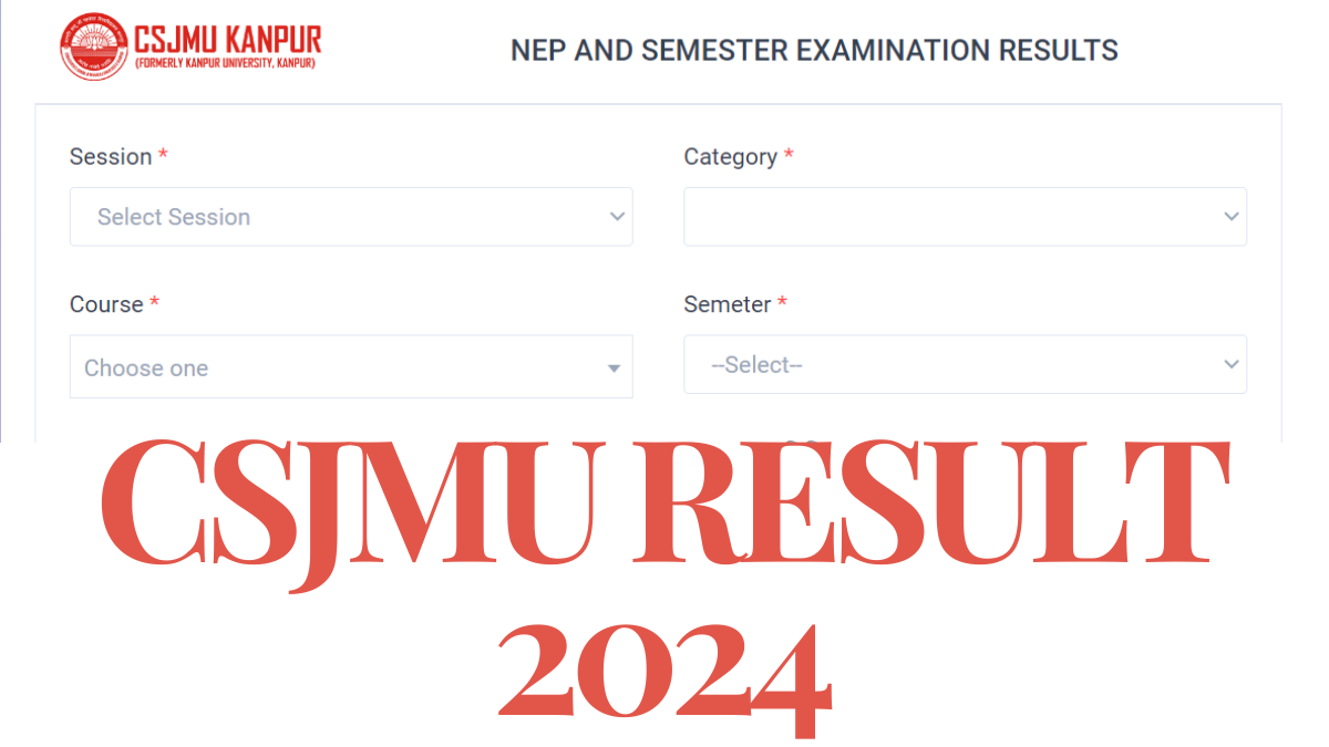 CSJMU Result 2024 Out, Check Kanpur University B.sc Regular Marksheet ...