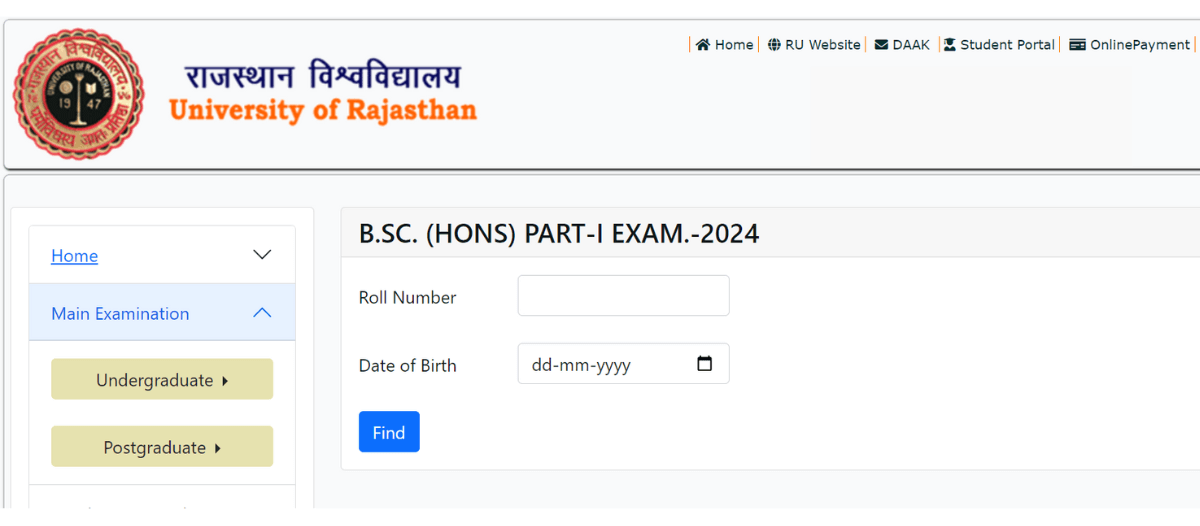 Uniraj Result 2024 Out, Check Rajasthan University BA 1st, 2nd, 3rd ...