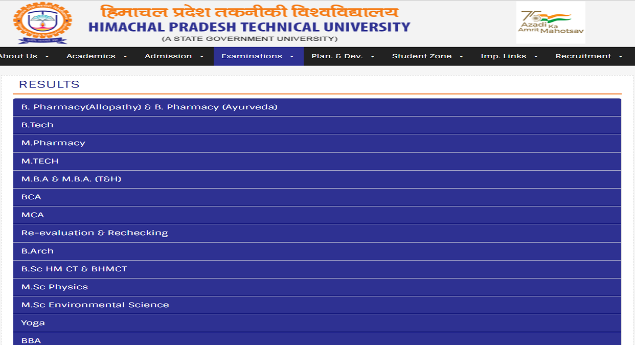 HPTU Result 2024 Out, Check HIMTU Link to Download UG, PG Marksheet PDF