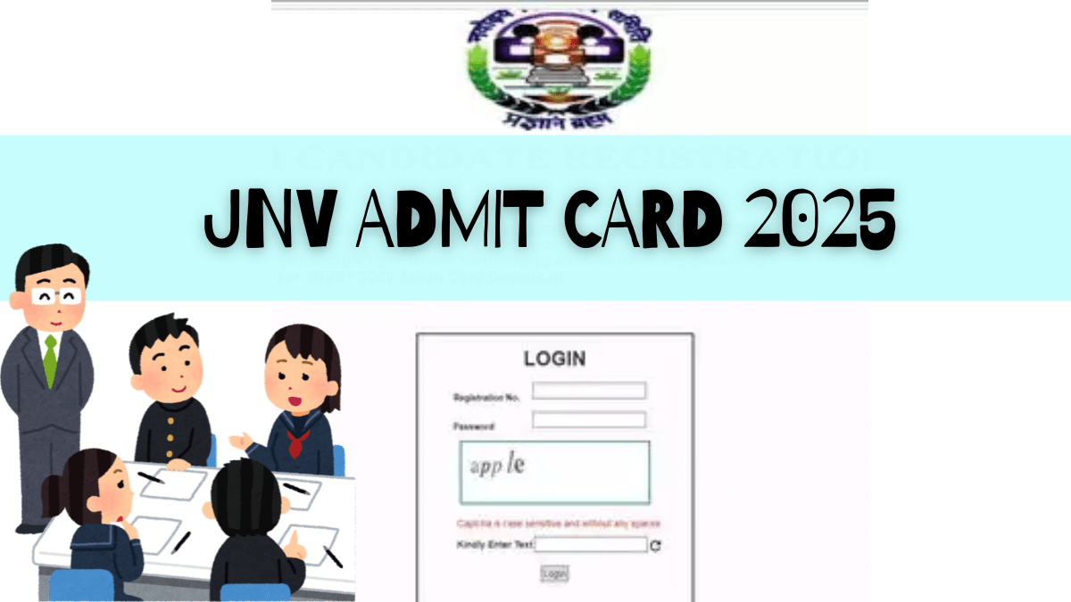 Navodaya Admit Card 2025 Class 6 OUT, JNVST Hall Ticket Download Link