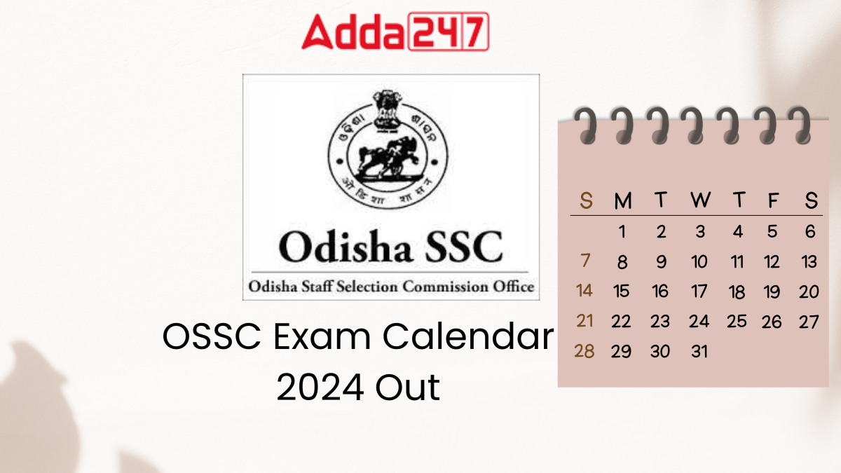 Ossc Exam Calendar 2025 