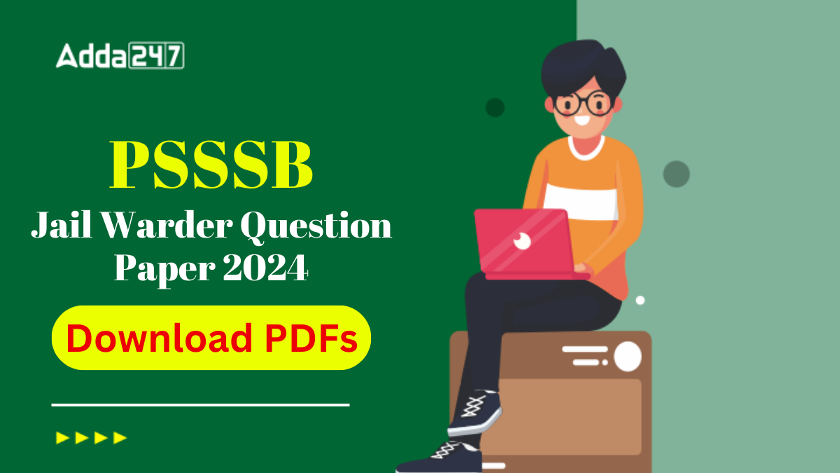 PSSSB Jail Warder Question Paper 2024, Direct Link to Download PDF