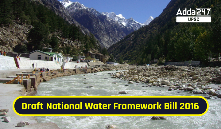 National Water Framework Bill 2016, Draft by Mihir Shah Committee