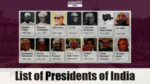 List of Presidents of India