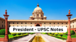 President : UPSC Notes