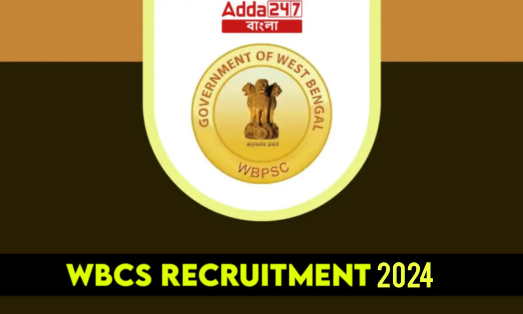 WBCS Recruitment 2024